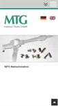 Mobile Screenshot of mtg-nietautomation.de