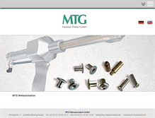 Tablet Screenshot of mtg-nietautomation.de